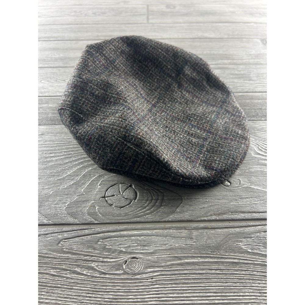 Pendleton Newsboy Hat Cap Cabbie Multicolored Plaid Wool Mens Size XL
